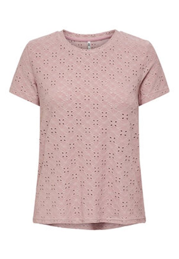 JDY T-Shirt 15158450 Fioletowy Regular Fit. Kolor: fioletowy. Materiał: syntetyk