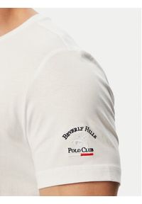 Beverly Hills Polo Club T-Shirt F-SS26M-TS0005 POL Biały Regular Fit. Typ kołnierza: polo. Kolor: biały. Materiał: bawełna #4