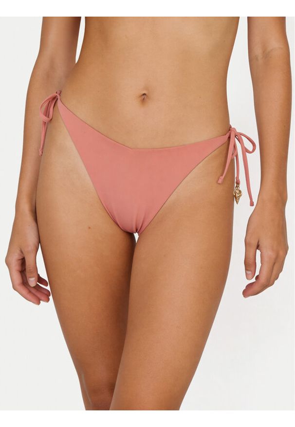 Guess Dół od bikini E6GO01 KF412 Koralowy. Kolor: pomarańczowy. Materiał: syntetyk