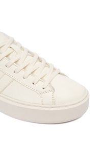 D.A.T.E. Sneakersy Hill Low Fur Platform W431-HPF-MN Écru. Materiał: skóra. Obcas: na platformie #4