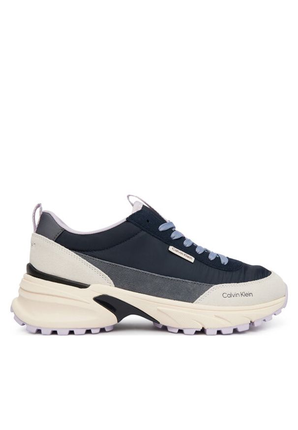 Calvin Klein Sneakersy Hike Runner Nylon Mix HW0HW03279 Niebieski. Kolor: niebieski. Materiał: zamsz, skóra