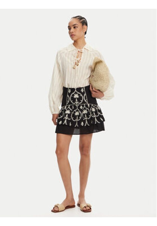 Devotion Twins - Devotion TWINS Koszula Phenomenon 025.009G Écru Loose Fit. Materiał: bawełna