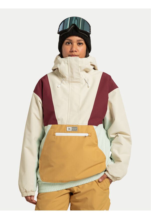 DC Shoes Kurtka anorak Chalet ADJTJ03053 Beżowy Regular Fit. Kolor: beżowy. Materiał: syntetyk