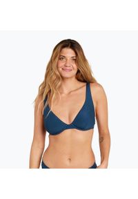 RIPCURL - Góra od stroju kąpielowego Rip Curl Modern Rib B/C Cup. Kolor: niebieski
