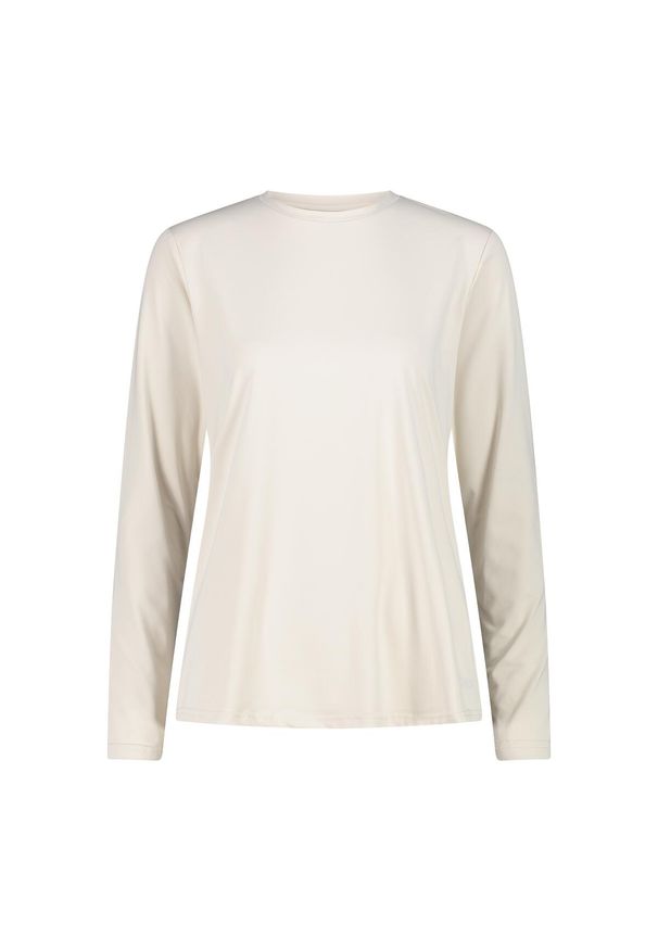 Koszulka damska turystyczna CMP 34N1596. Kolor: beżowy, wielokolorowy, biały