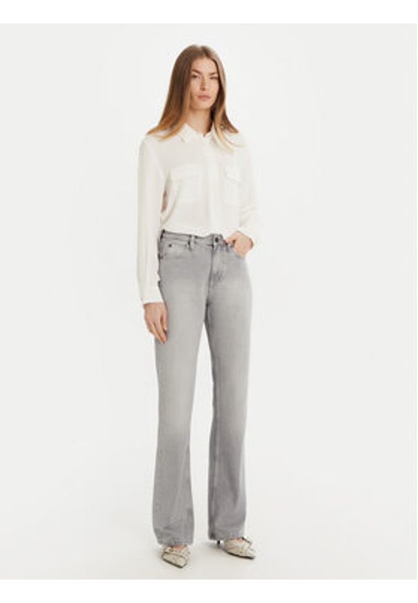 Marella Koszula Ordine 2513111151 Biały Regular Fit. Kolor: biały. Materiał: jedwab