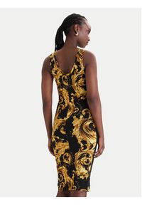 Versace Jeans Couture Sukienka codzienna 80HAO946 JS533 Czarny Slim Fit. Okazja: na co dzień. Kolor: czarny. Materiał: wiskoza. Typ sukienki: proste. Styl: casual #5