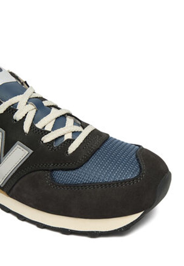 New Balance Sneakersy U574SGG M Czarny. Kolor: czarny. Materiał: nubuk, skóra. Model: New Balance 574
