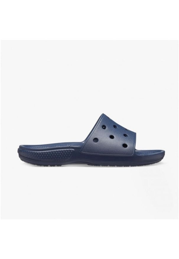 Klapki basenowe Crocs Classic Slide. Kolor: niebieski. Styl: sportowy