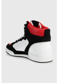 Polo Ralph Lauren sneakersy skórzane Polo Crt Hgh kolor czarny 809913454003. Nosek buta: okrągły. Kolor: czarny. Materiał: skóra #3