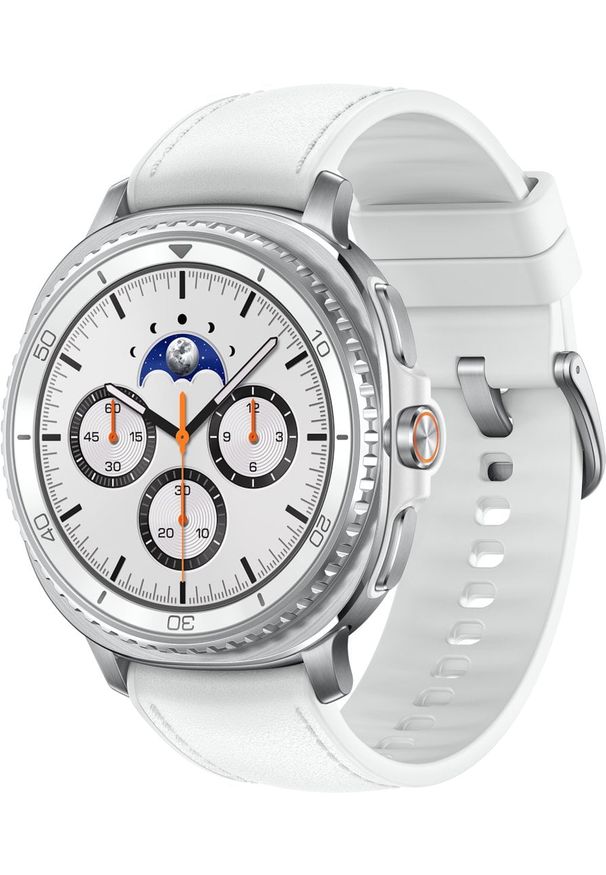 SAMSUNG - Samsung Galaxy Watch8 Classic BT smartwatch, 46 mm, white. Rodzaj zegarka: smartwatch
