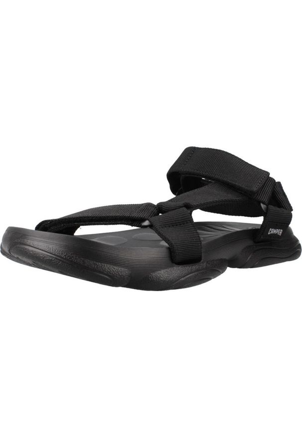 Camper - Sandały CAMPER KARST SANDAL Czarny. Kolor: czarny. Materiał: tkanina. Sezon: lato
