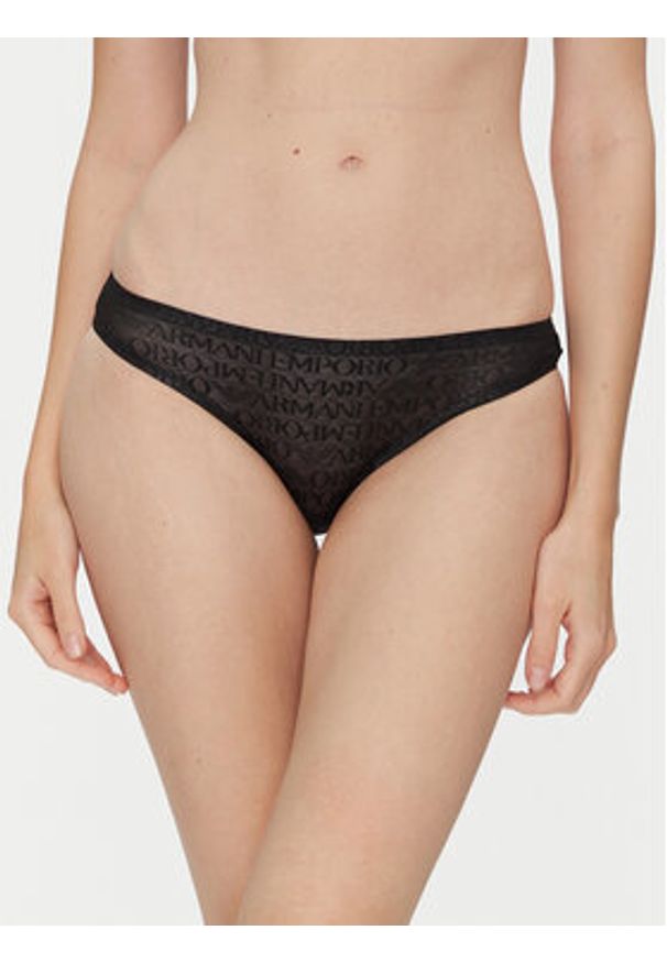 Emporio Armani Underwear Komplet fig brazylijskich EW000403 AF10880 MC005 Czarny. Kolor: czarny. Materiał: syntetyk