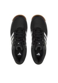 Adidas - adidas Buty halowe Speedcourt Indoor Kids IE8035 Czarny. Kolor: czarny. Materiał: materiał #2