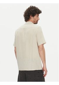 Calvin Klein Koszula K10K114197 Beżowy Regular Fit. Kolor: beżowy. Materiał: bawełna #4