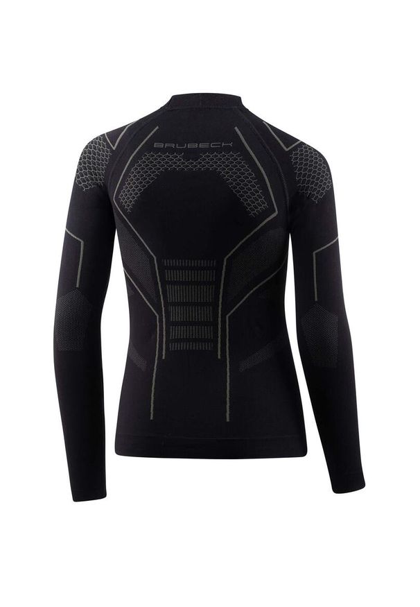 Bluza dziecięca termoaktywna Brubeck THERMO JUNIOR. Kolor: wielokolorowy, szary, czarny. Materiał: poliamid, poliester. Sezon: zima. Sport: turystyka piesza