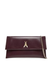Patrizia Pepe Torebka CB5460 L011 Bordowy. Kolor: czerwony. Materiał: skórzane