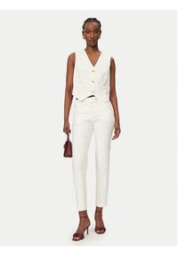 Rinascimento Kamizelka garniturowa CFC0128644003 Biały Regular Fit. Kolor: biały. Materiał: syntetyk #5