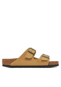 Birkenstock Klapki 1029170 Beżowy. Kolor: beżowy. Materiał: skóra