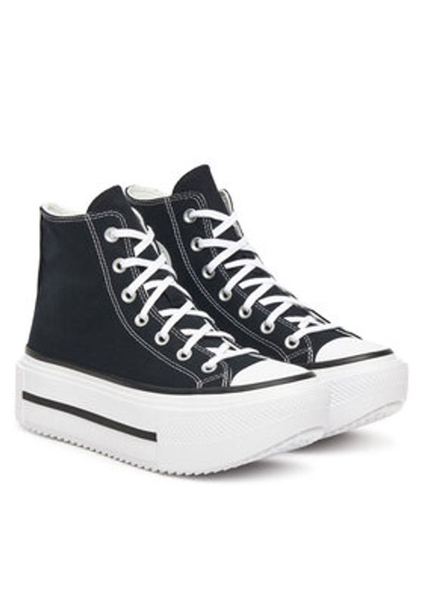 Converse Trampki Chuck Taylor All Star Lift Double Stack A12976C Biały. Kolor: biały. Materiał: materiał