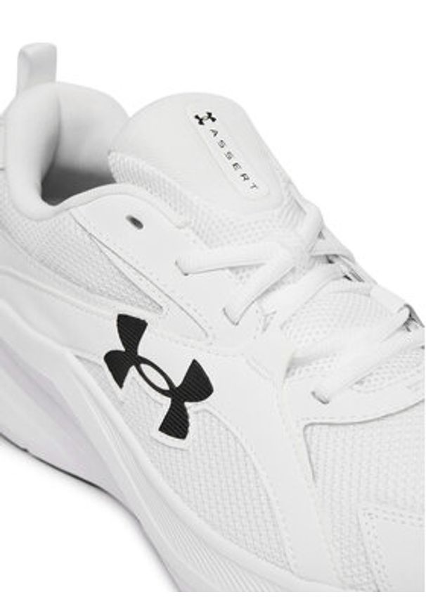 Under Armour Buty do biegania UA Charged+ Assert 11 6006723 Biały. Kolor: biały. Materiał: materiał