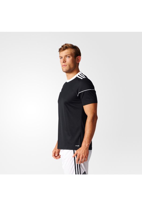 Adidas - JR T-shirt Squadra 17 173. Kolor: czarny, biały, wielokolorowy. Materiał: jersey