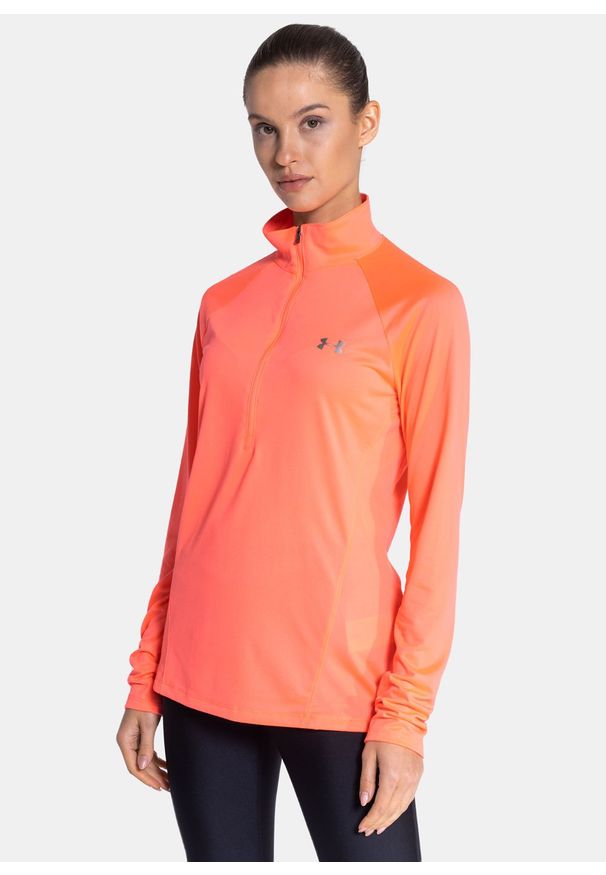 Bluza damska Under Armour Tech 1/2 Zip Solid (1320126-819). Typ kołnierza: kołnierzyk stójkowy. Kolor: różowy. Styl: sportowy. Sport: fitness