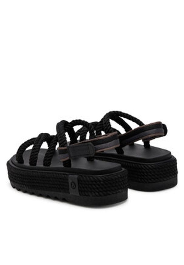 Bohonomad Sandały Tahiti TAH.0020.CPS Czarny. Kolor: czarny. Materiał: materiał