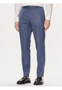 BOSS - Boss Garnitur H-Huge-2Pcs-224 50509502 Niebieski Slim Fit. Kolor: niebieski. Materiał: wełna #4