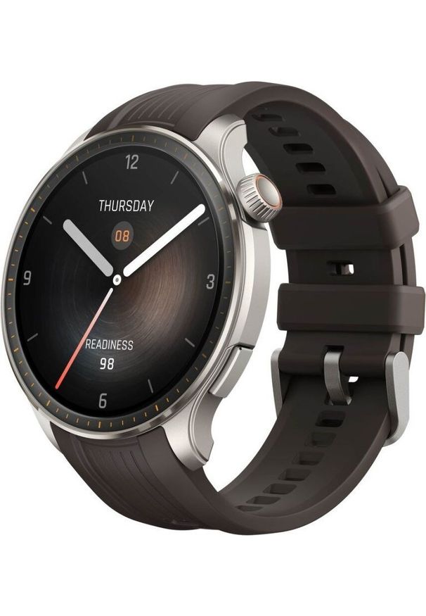 AMAZFIT - Smartwatch Amazfit Balance Brązowy (S7837761). Rodzaj zegarka: smartwatch. Kolor: brązowy