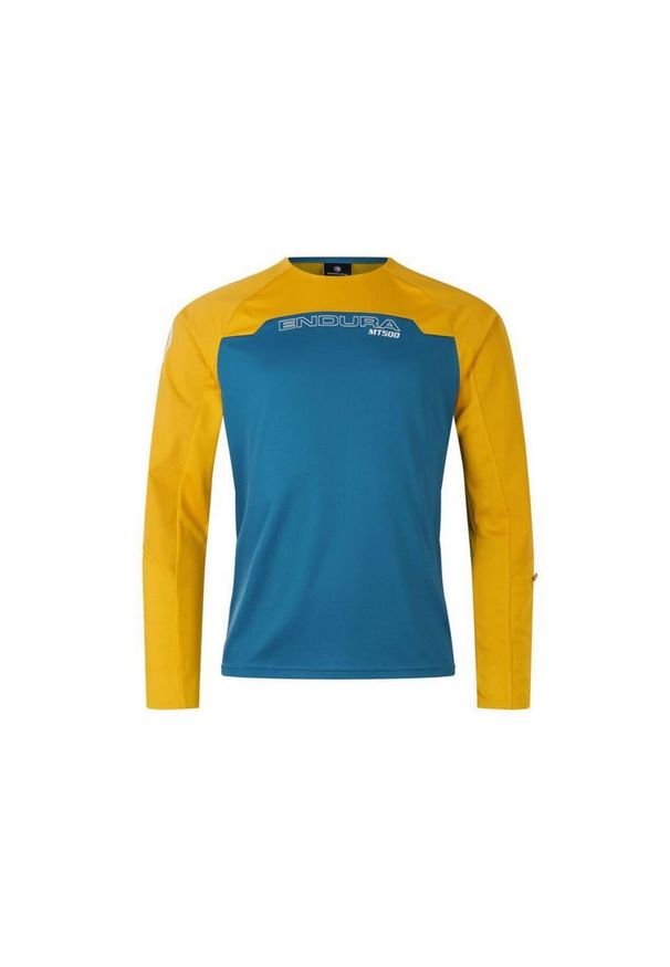 ENDURA - Dżersej z długim rękawem Endura MT500 Burner. Kolor: niebieski. Materiał: jersey. Długość rękawa: długi rękaw. Długość: długie. Sport: kolarstwo