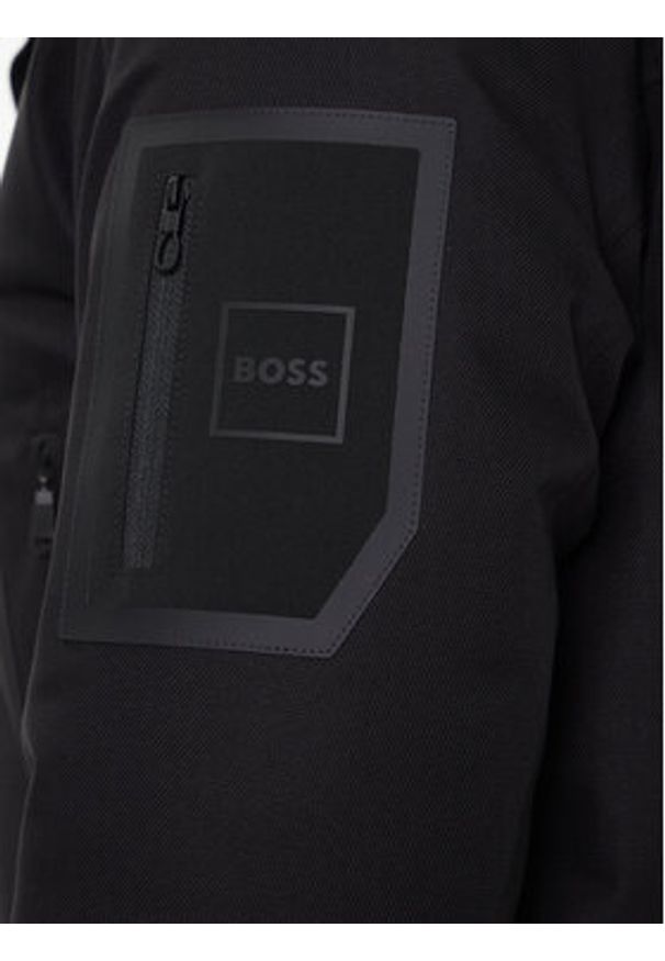 BOSS Parka Hexatech 50544563 Czarny Regular Fit. Kolor: czarny. Materiał: syntetyk