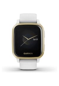 Zegarek sportowy GARMIN Venu Sq Biało-złoty. Rodzaj zegarka: smartwatch. Kolor: biały, złoty, wielokolorowy. Styl: sportowy #4