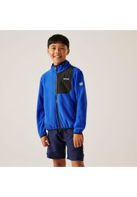 Regatta - Dziecięcy polar Frankie z pełnym zamkiem błyskawicznym. Kolor: fioletowy. Materiał: polar #1