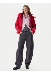 Tommy Jeans Kurtka puchowa Alaska DW0DW21623 Czerwony Relaxed Fit. Kolor: czerwony. Materiał: syntetyk #4