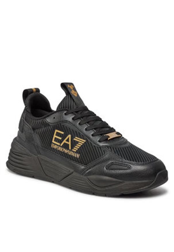 EA7 Emporio Armani Sneakersy X8X152 XK378 T961 Czarny. Kolor: czarny. Materiał: materiał