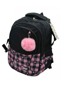 St. Majewski - PLECAK 29X45X13 1ZAM 4KIESZ STRIGHT PINK CHECKRE