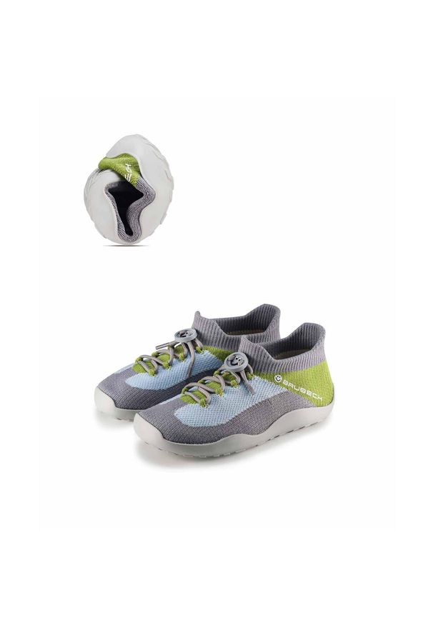 Buty minimalistyczne dziecięce classic Brubeck Barefoot Merino. Kolor: szary. Sport: turystyka piesza