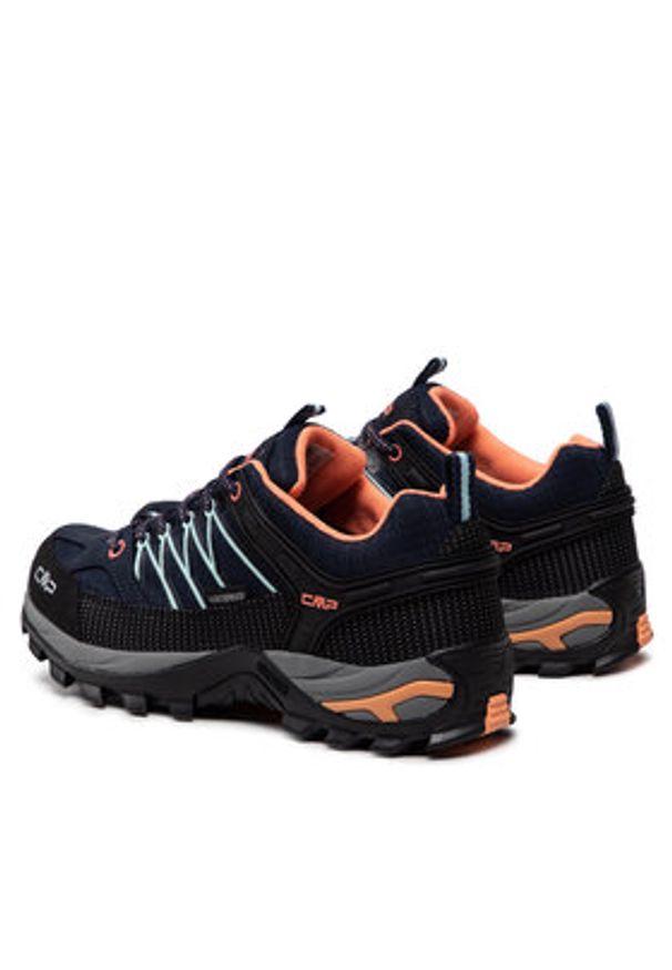 CMP Trekkingi Rigel Low Wmn Trekking Shoes Wp 3Q54456 Granatowy. Kolor: niebieski. Materiał: nubuk, skóra