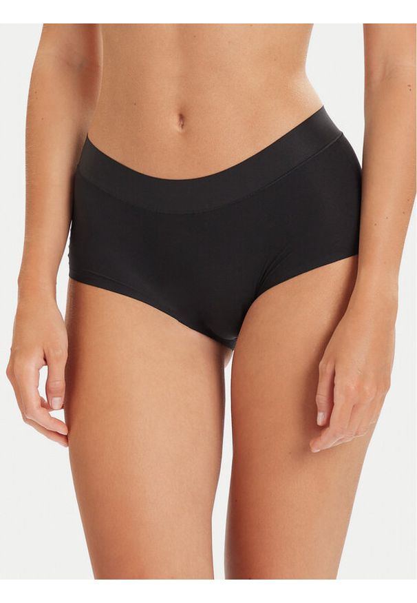 Chantelle Bokserki Soft Stretch C10640 Czarny. Kolor: czarny. Materiał: syntetyk
