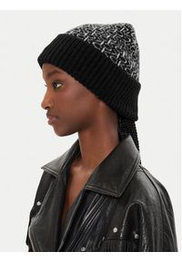 Calvin Klein Czapka Monogram Fold K60K612595 Czarny. Kolor: czarny. Materiał: wełna #2