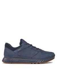 ecco - ECCO Sneakersy Exostride M GORE-TEX 83530401303 Granatowy. Kolor: niebieski. Materiał: skóra, nubuk. Technologia: Gore-Tex #4