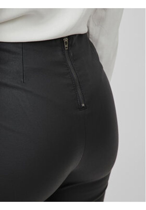 Vila Legginsy Commit 14079967 Czarny Slim Fit. Kolor: czarny. Materiał: wiskoza