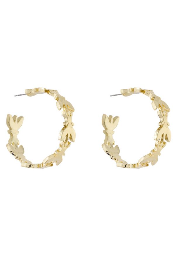 Patrizia Pepe Kolczyki 8J1356 M068 F130 Złoty. Materiał: metalowe. Kolor: złoty