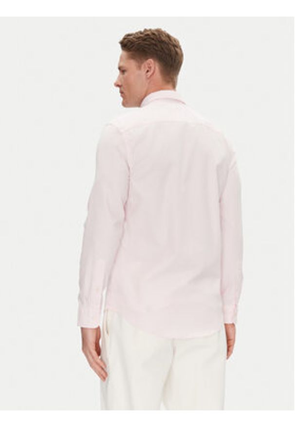 TOMMY HILFIGER - Tommy Hilfiger Koszula MW0MW38556 Różowy Slim Fit. Kolor: różowy. Materiał: bawełna