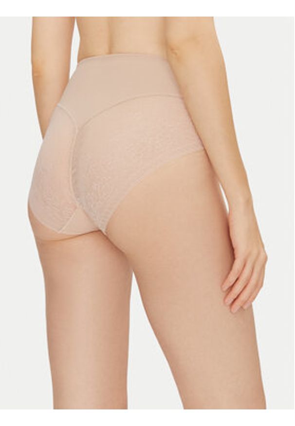 YSABEL MORA - Ysabel Mora Figi klasyczne z wysokim stanem 19617 Beżowy. Stan: podwyższony. Kolor: beżowy. Materiał: syntetyk