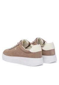 Hugo - HUGO Sneakersy Lyzz 50563568 Beżowy. Kolor: beżowy. Materiał: zamsz, skóra #4