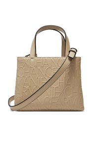 Armani Exchange Torebka 942647 CC793 U1092 Beżowy. Kolor: beżowy. Materiał: skórzane