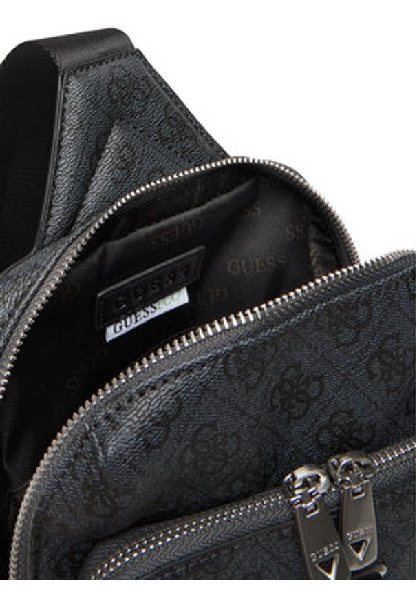 Guess Saszetka HMMILO P5226 Szary. Kolor: szary. Materiał: skóra