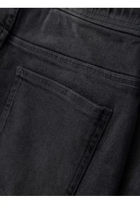 Ombre Clothing - Szorty męskie z gumką w pasie i efektem sprania – szare V3 - Rozmiar: XXL. Okazja: na co dzień. Kolor: szary. Materiał: skóra, denim, materiał, bawełna, elastan. Sezon: lato. Styl: casual, elegancki #7